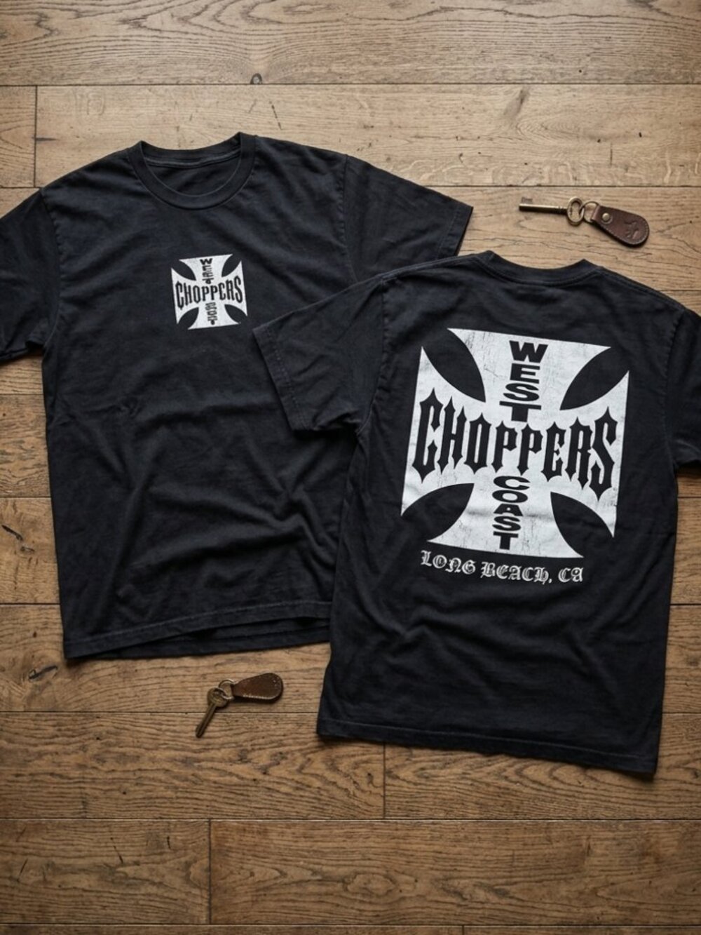 West Coast Choppers Vintage Biker Tee Retro Motorcycle Streetwear Shirt